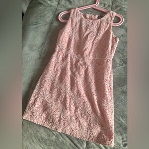 GAP Pink Lace Casual Kids Dress